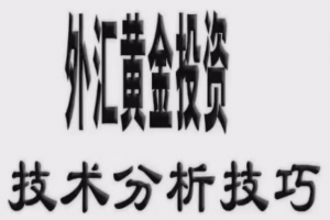 现货黄金白银投资交易技术分析技巧视频课程