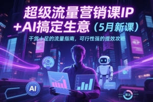 张琦超级流量营销课IP+AI搞定生意（5月新课）干货十足的流量指南，可行性强的提效攻略