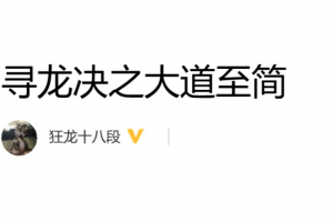 狂龙十八段《原点1+2、寻龙诀、寻坑诀》PDF文章