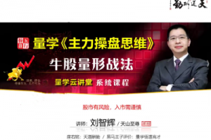 量学云讲堂2025年天山至尊刘智辉第63期视频课程+第2段位课