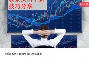 【低吸系列】趋势牛核心交易体系