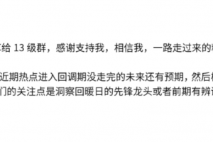 【主升龙头真经】13级群 枯木逢春战法 1文档