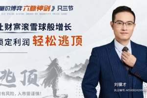 刘骥才《量价博弈学》六脉神剑，锁定利润轻松逃顶