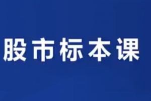 小袁老师说财经-股市实战标本课