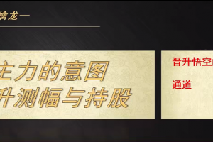 射手擒龙20250711主力的意图-主升测幅与持股