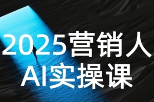 2025营销人AI实操课，AI营销抢跑实战，从Prompt到方案，效率碾压同行