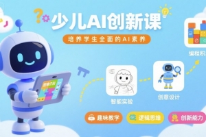MIT少儿AI创新课，培养学生全面的AI素养