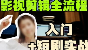 莱尼日记影视剪辑全流程入门+短剧实战课