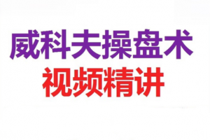 郭睿威科夫基础课程,威科夫交易系统