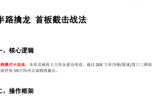 超短小师妹整理的股票技术干货笔记 23页PDF