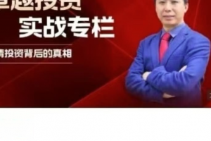 胡子老师卓越投资实战专栏 财报分析价值投资仓位管理