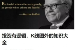 马男聊投资-投资有逻辑，K线图外的知识大全