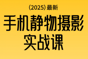 金老师·2025爆款手机静物摄影实战课，从构图到布光，不用贵设备，AI辅助出片