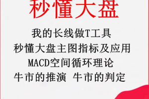 秒懂大盘牛市推演长线做T工具波浪理论MACD空间循环理论