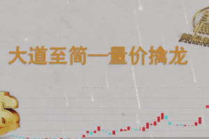 【笑侃股今】大道至简－－量价擒龙