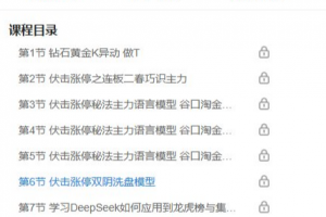 荆钰开《主力量化语言模型·专项加餐课》