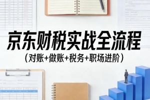 京东财税实战全流程（对账+做账+税务+职场进阶）