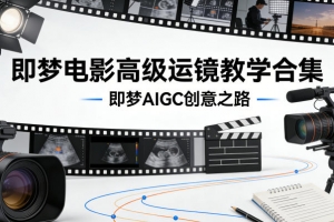 即梦电影高级运镜教学合集，即梦AIGC创意之路