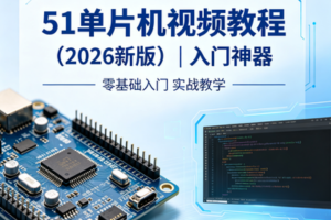 51单片机视频教程（2026新版） | 入门神器