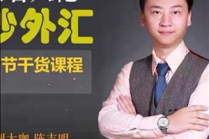 陈吉明-外汇日内趋势节奏交易系统