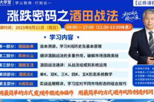 钱坤利乐老师战法体系7小时直播课 4集